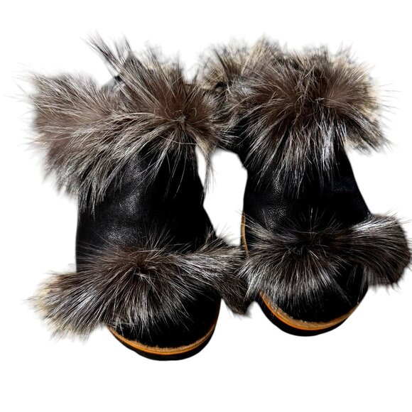 Montelliana Shoes - Montelliana 1965 Fur Slides – EU 37/US 6.5 – Free Shipping